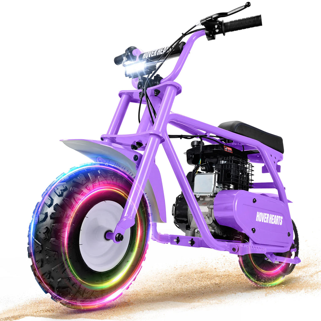 99cc youth mini dirt bike | Four-stroke gasoline-powered off-road motorcycle with a sturdy steel frame |gas-powered motocross for outdoor off-road ridingIdeal Halloween/Christmas/Birthday gift
