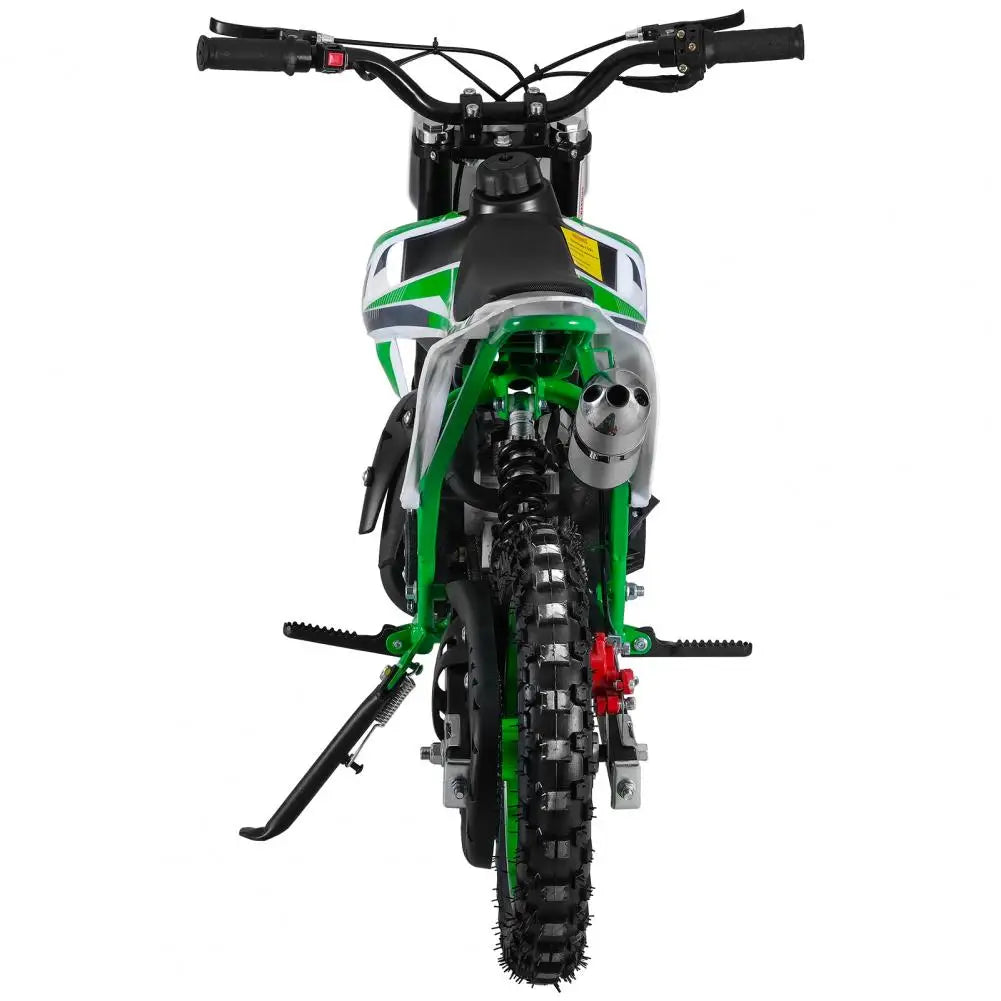 49cc 2-Stroke Kids Dirt Bike, Petrol Power Motocross, Off Road Mini Motorcycle, Pocket Motorbike With Front Rear Disc Brakes