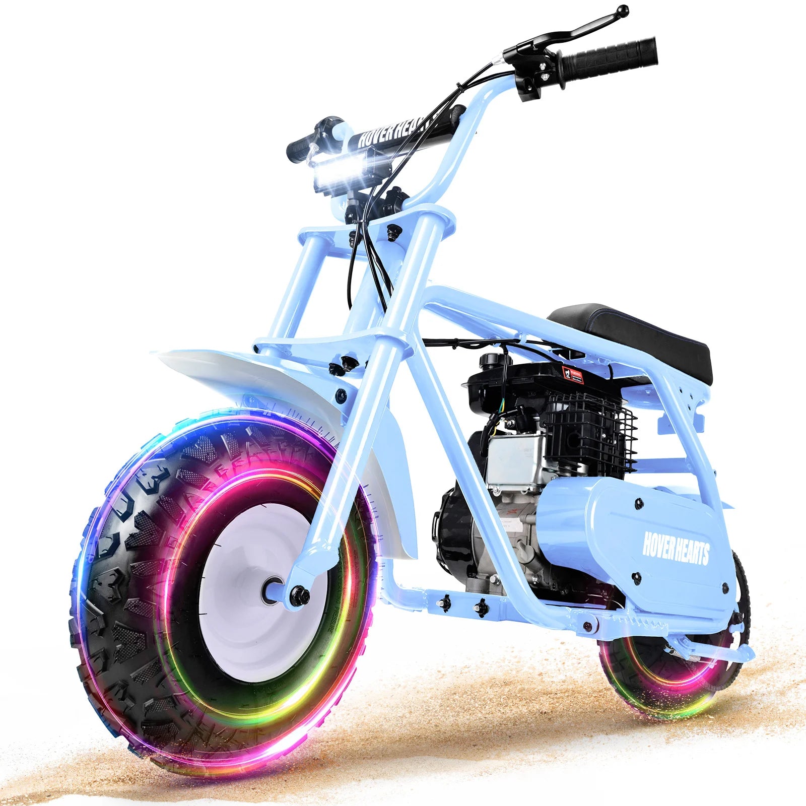 99cc youth mini dirt bike | Four-stroke gasoline-powered off-road motorcycle with a sturdy steel frame |gas-powered motocross for outdoor off-road ridingIdeal Halloween/Christmas/Birthday gift