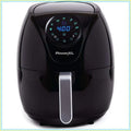 7 QT Air Fryer Oven, Extra Hot Air Fry Technology, 5-in-1 Presets, Nonstick Basket, Healthy Cooking with Less Fat, Black