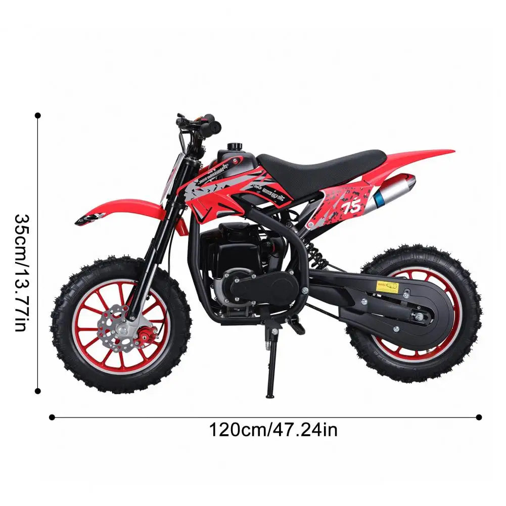 49cc 4-Stroke Kids Dirt Bike Gas Power Motocross Mountain Off Road Mini Motorcycle Children Pocket Motorbike With Disc Brakes
