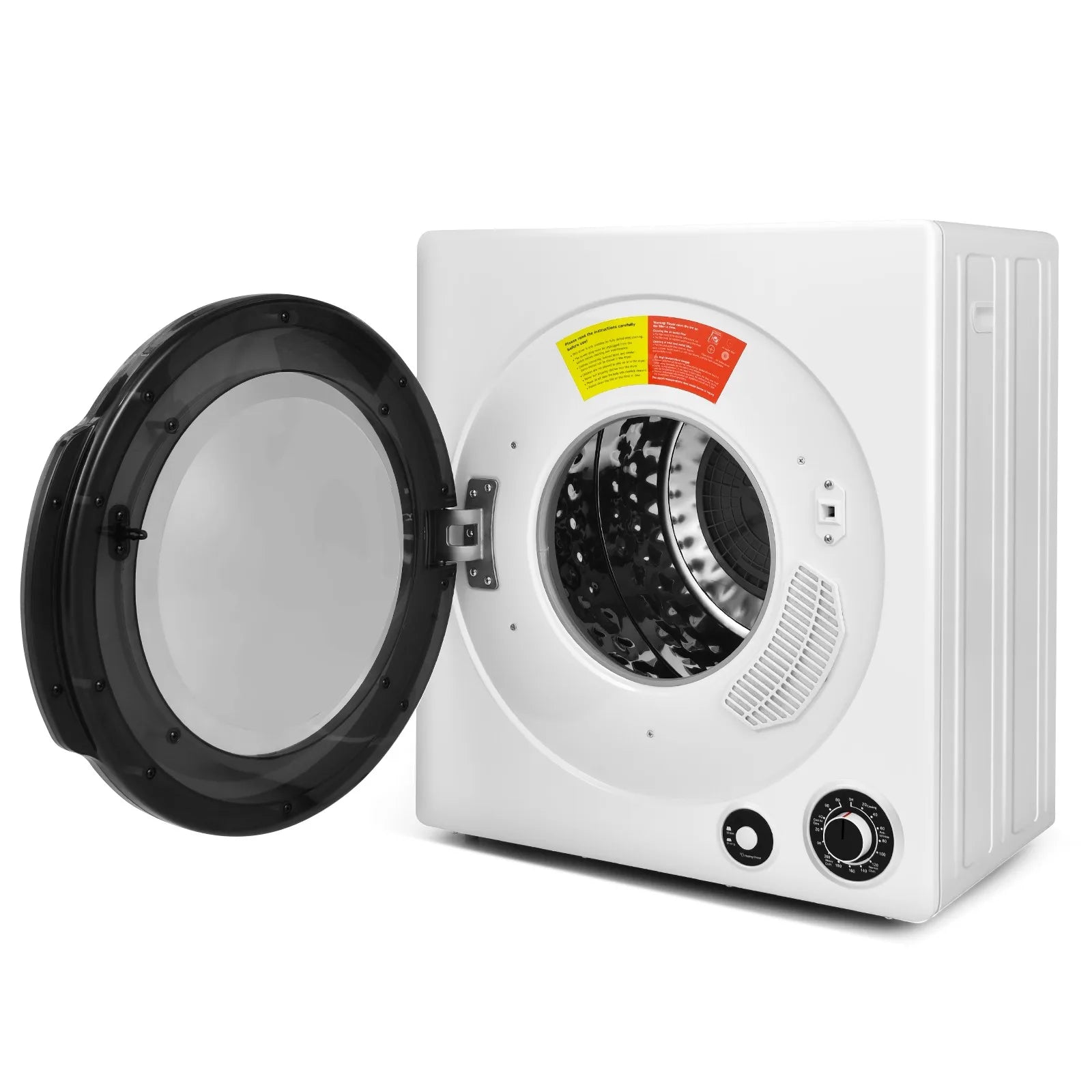 13.2 lbs Compact Laundry Dryer 3.22 Cu Ft. Electric Clothes Dryer with Timer