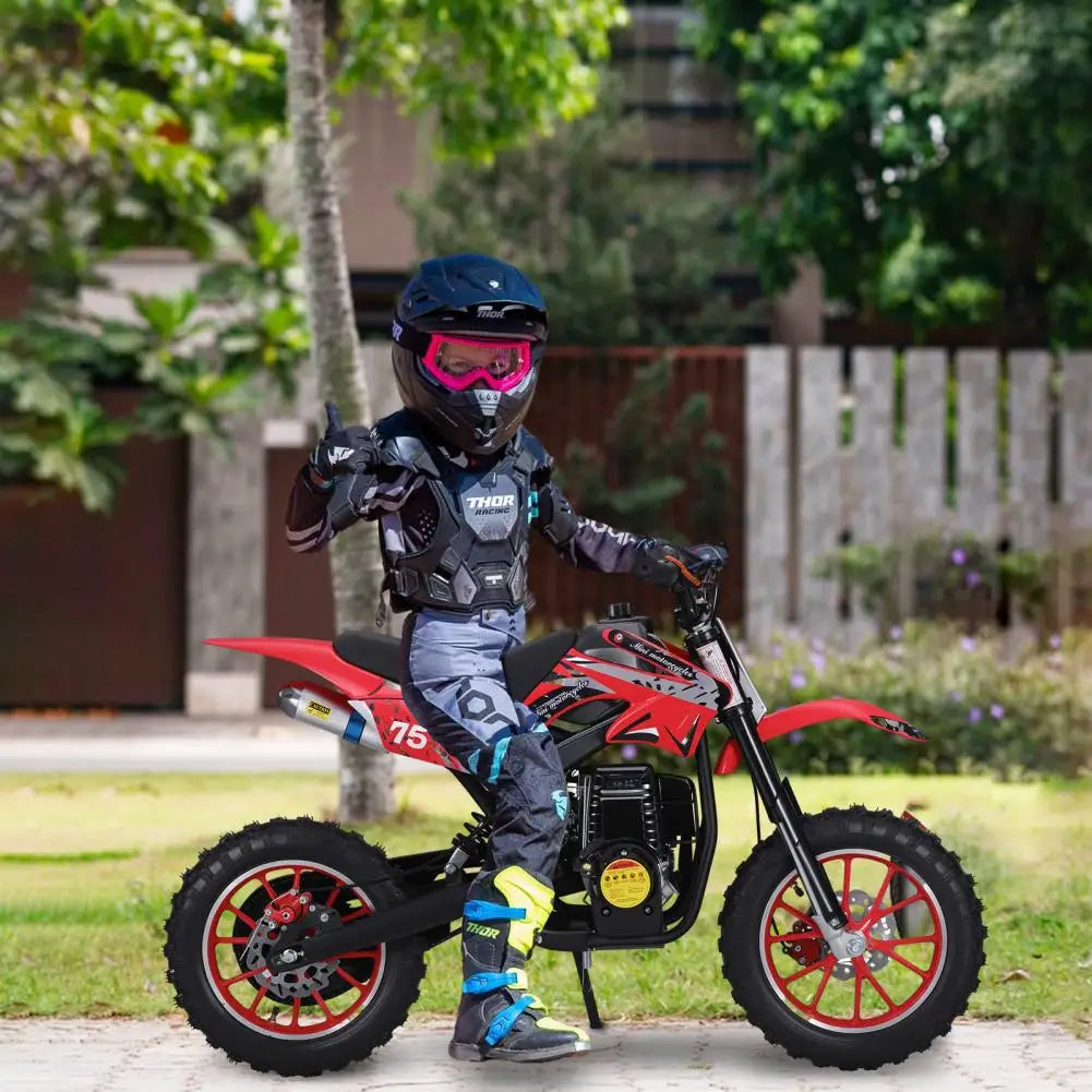 49cc 4-Stroke Kids Dirt Bike Gas Power Motocross Mountain Off Road Mini Motorcycle Children Pocket Motorbike With Disc Brakes