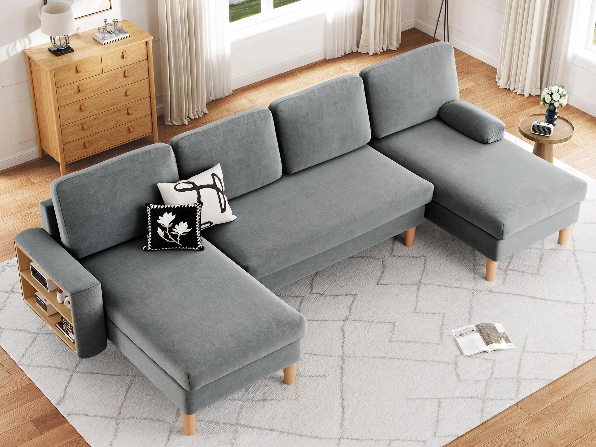 Modern 70-Inch Convertible Futon Couch With Adjustable Backrest, Armrests, And Multi-Position Folding Design For Living Room Or