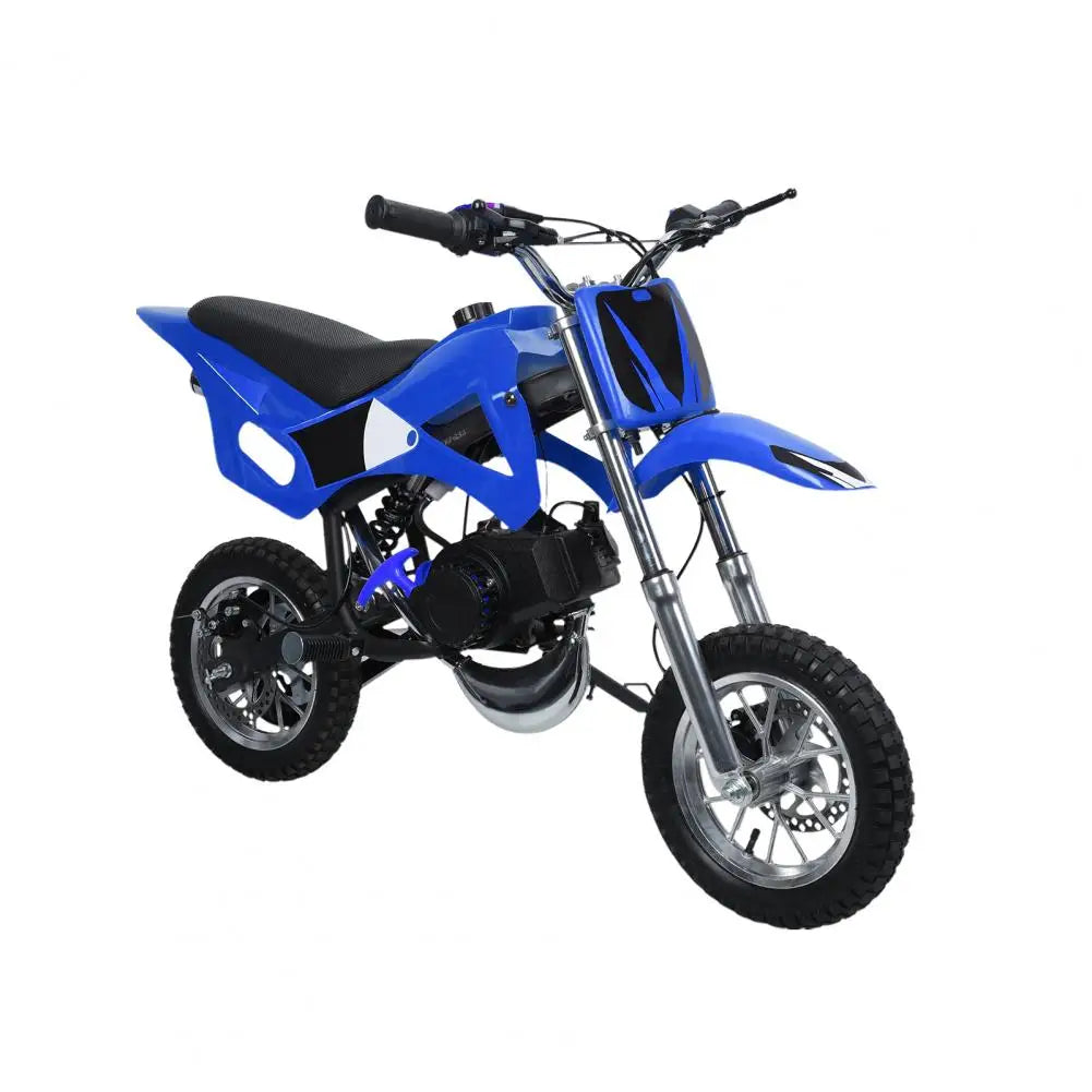 49cc 2-Stroke Motorcycle Kids Dirt Bike, Gas Power Motocross, Beach Off Road Mini Motorcycle, Children Motorbike Disc Brakes