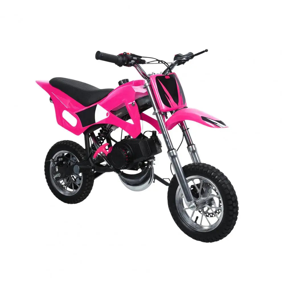 49cc 2-Stroke Motorcycle Kids Dirt Bike, Gas Power Motocross, Beach Off Road Mini Motorcycle, Children Motorbike Disc Brakes