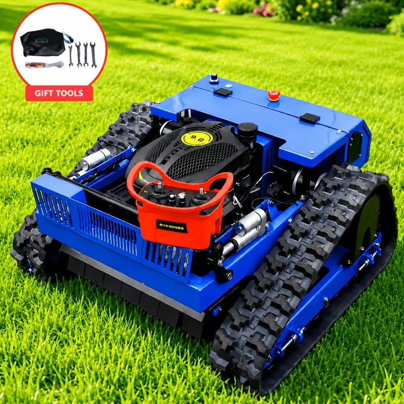 Smart Remote Start Lawn Mower,Efficient,Intelligent Lawn Mower for Weeding,Zero-Turn Lawn Mover,Cutter for Steep Slopes Mower