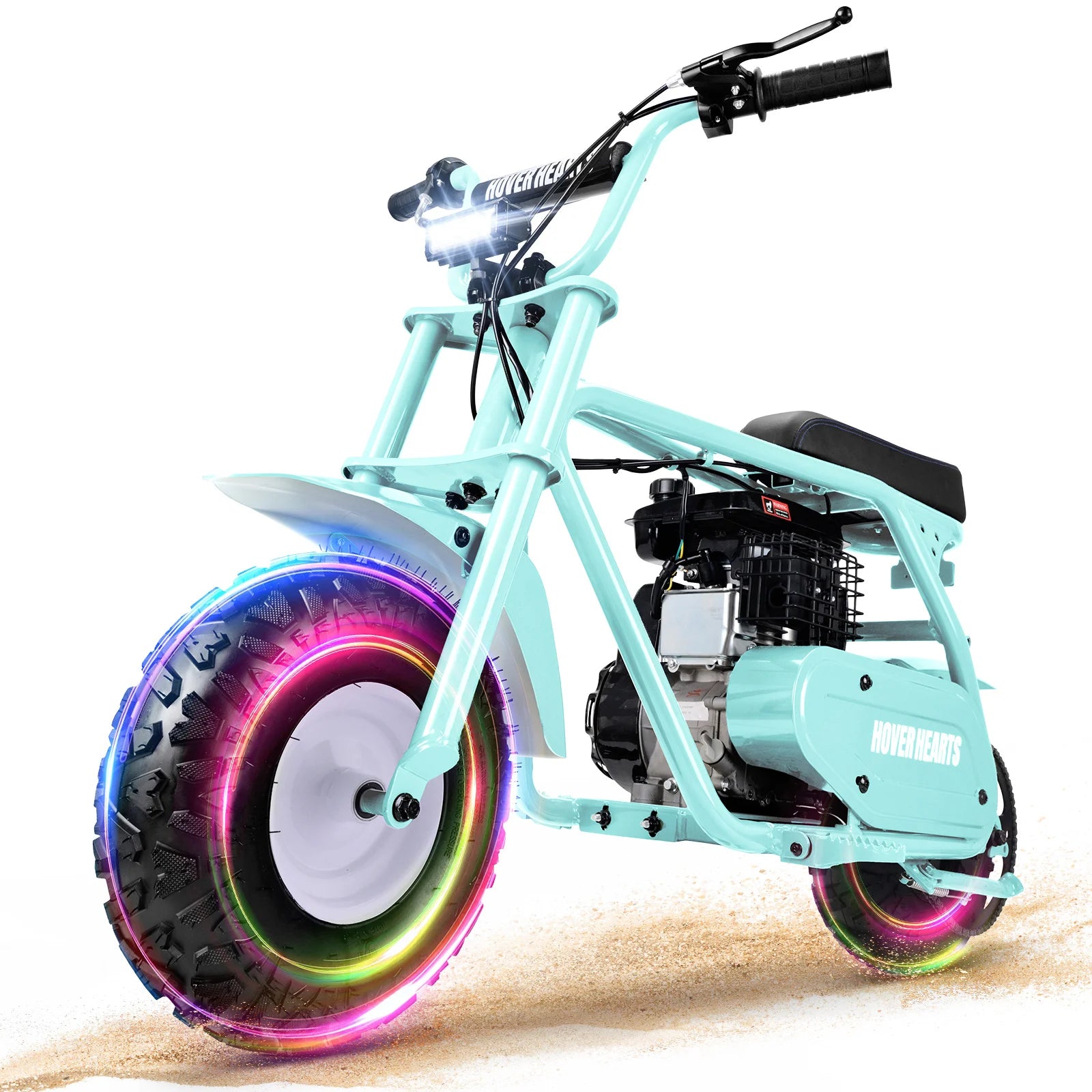 99cc youth mini dirt bike | Four-stroke gasoline-powered off-road motorcycle with a sturdy steel frame |gas-powered motocross for outdoor off-road ridingIdeal Halloween/Christmas/Birthday gift