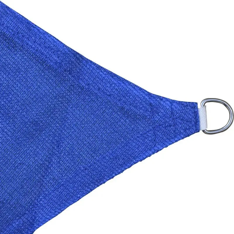 16' x 20' Sun Shade Sail Canopy Outdoor Shade Sail Cloth for Patio Deck Yard with D-Rings and Rope Included, Blue