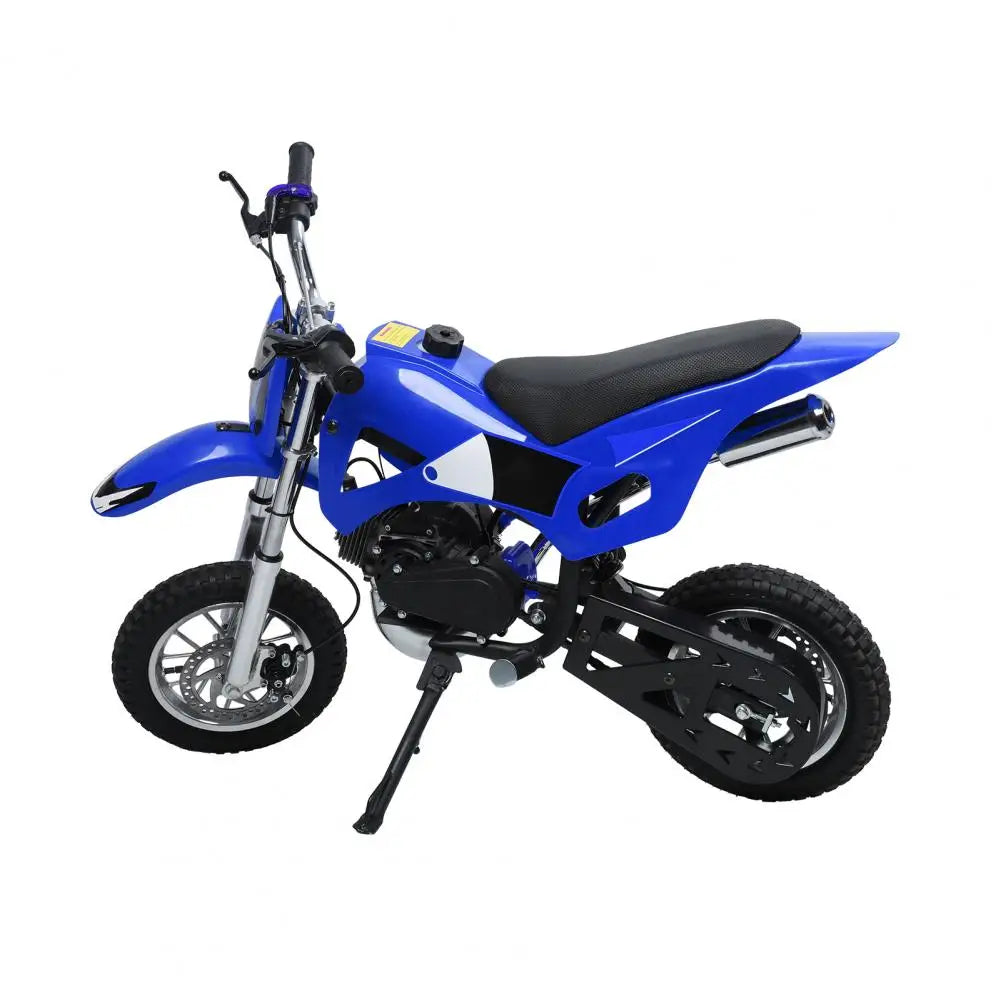 49cc 2-Stroke Motorcycle Kids Dirt Bike, Gas Power Motocross, Beach Off Road Mini Motorcycle, Children Motorbike Disc Brakes