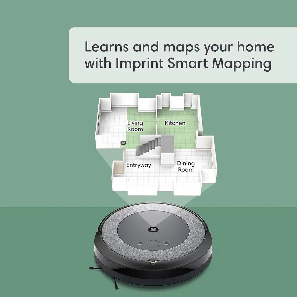 Certified Refurbished Combo i5+ Robot Vacuum and Mop with Self-Emptying Base