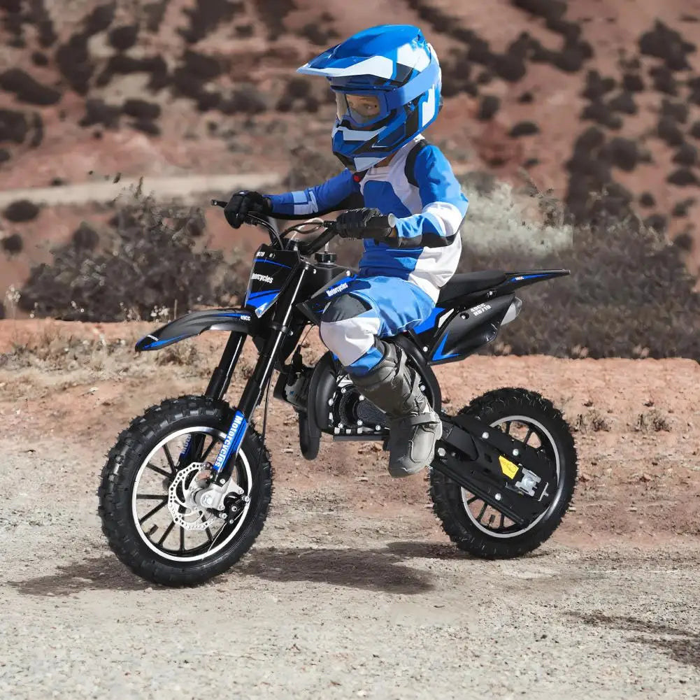 Mini Motorcycle, 49CC 2-Stroke Gas Powered Mini Kid Dirt Bike With Off-Rode Tire, Front Rear Disc Brakes Mini Off-Road Bike