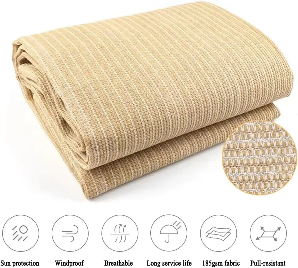Shade Cloth 90% 12x20ft Sun Shade Mesh Netting Cover for Pergola, Garden, Outdoor,   , Deck, Backyard