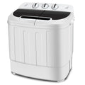 Portable Compact Washer & Dryer with Mini Washing Machine and Spin Dryer, White
