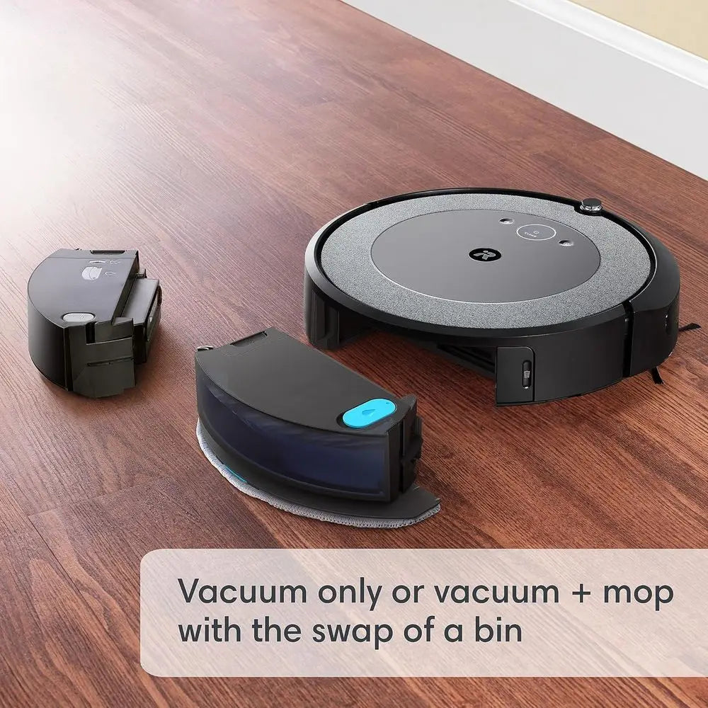 Certified Refurbished Combo i5+ Robot Vacuum and Mop with Self-Emptying Base