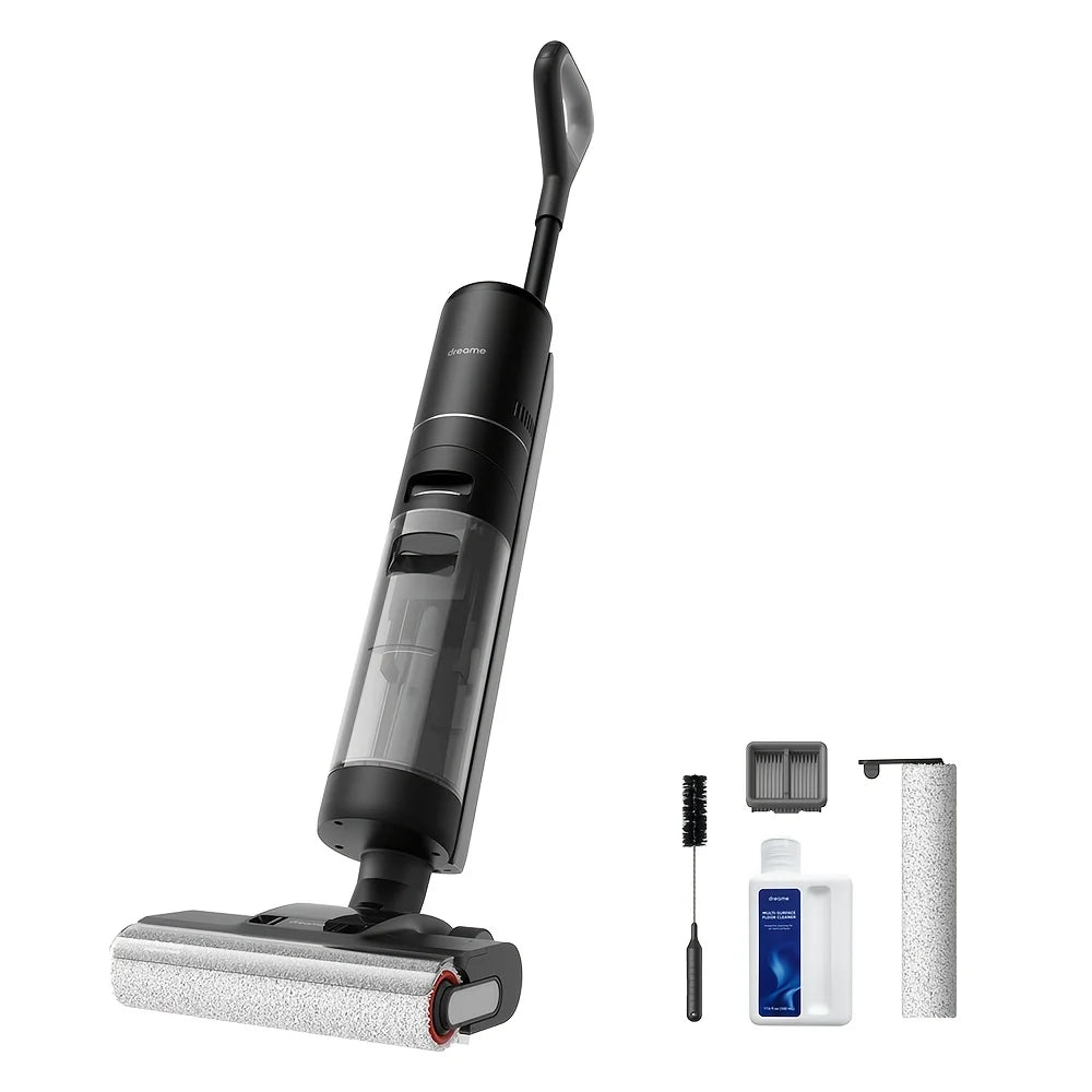Refurbished DREAME H12 PRO Wet Dry Vacuum Cleaner, Cordless Vacuum Mop All In One, Smart Floor Cleaner for Hard Floor, One-Step Edge to Edge Cleaning with Hot Air Drying