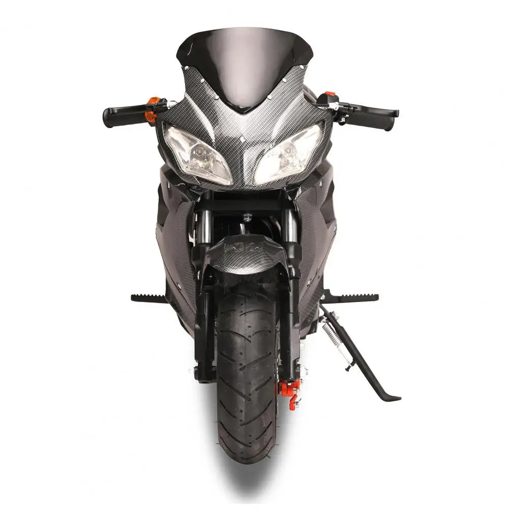 49cc 4-Stroke Pocket Rocket Motorcycle, Gas Pocket Motorbike with Front Rear Disc Brakes, Mini Motorcycle