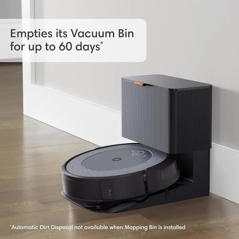 Certified Refurbished Combo i5+ Robot Vacuum and Mop with Self-Emptying Base