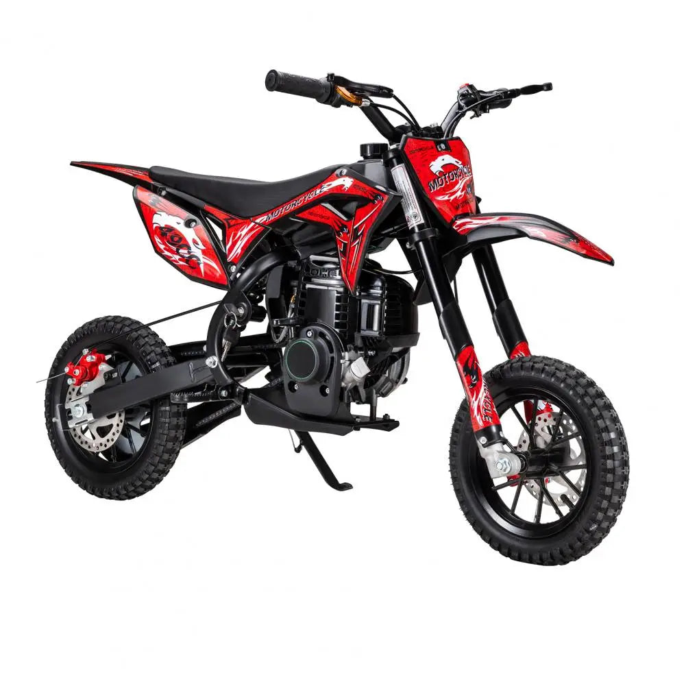 Mini Dirt Bike, 40CC 4-Stroke Gas Powered Mini Off-Road Beach Bike With Off-Rode Tire, Speed Up To 35KM/H Pocket Motorbike